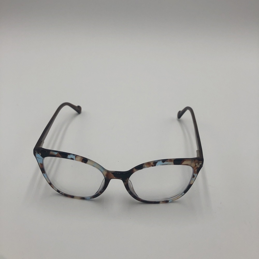 Womens Eyeglasses Frames Zenni 4427339 Optical Blue Brown‎ Tortoise Shell Preown
